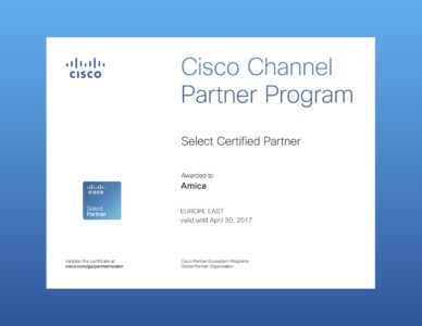 Cisco Select компании Амика